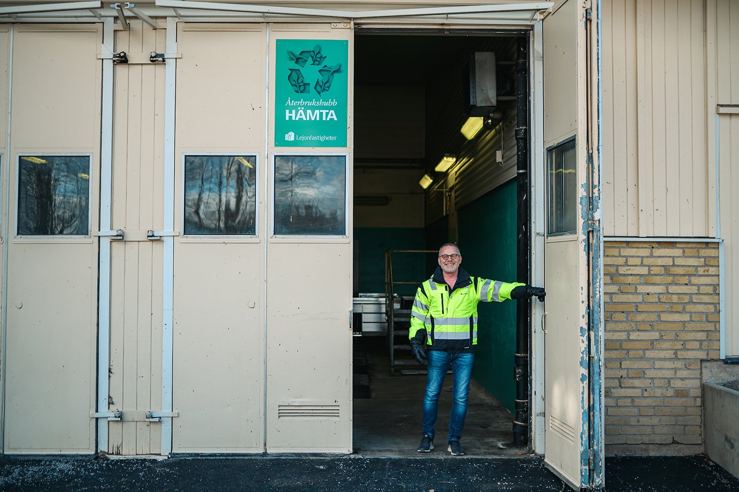 Reuse of building materials in Lejonfastigheter,photo by Crelle Ekstrand